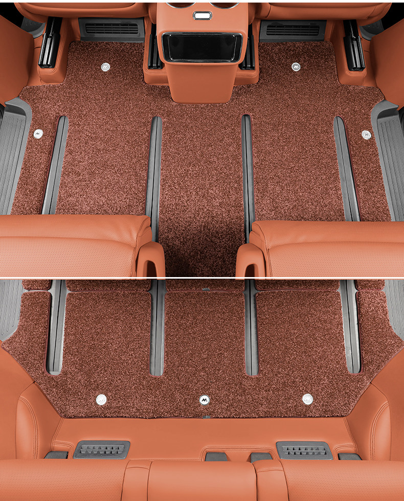 Suitable for Zhijie V9R7S7, original car color, custom-made 360-degree aviation soft Nappa leather full-cover car floor mats