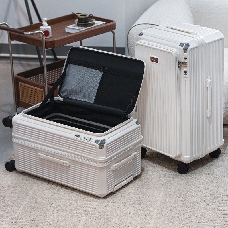 Large-Capacity Expandable Suitcase, Explosion-Proof Side-Opening Thickened Suitcase, Women's Airline Suitcase, Durable, Student-Specific Large-Capacity Expandable Suitcase, Explosion-Proof Side-Opening Thickened Suitcase, Women's Airline Suitcase, Durable, Student-Specific