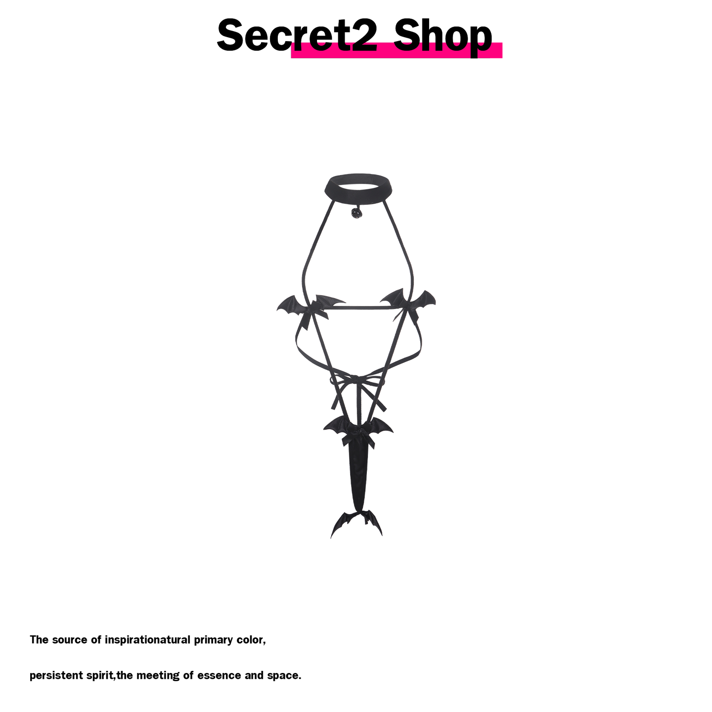 Secret2 Shop темная сексуальная соблазнительная демоническая косплейская окантовка без рукавов для женщин