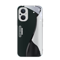 Suitable for oppoa96 mobile phone case a58x new a95 original a57 metallic paint a93s glass shell a97 internet celebrity a73 trendy brand line a58 gradient color a72 anti-fall a