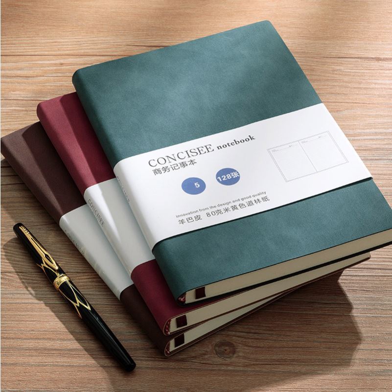 Memo ornaments notebook A5 business work notebook customized office thickened meeting minutes portable