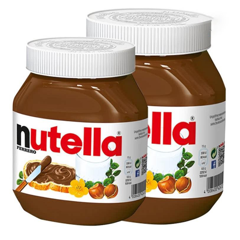 Шоколадно-ореховый хлеб Nutella с фундуком, намазанный какао-пудрой Изображение 1