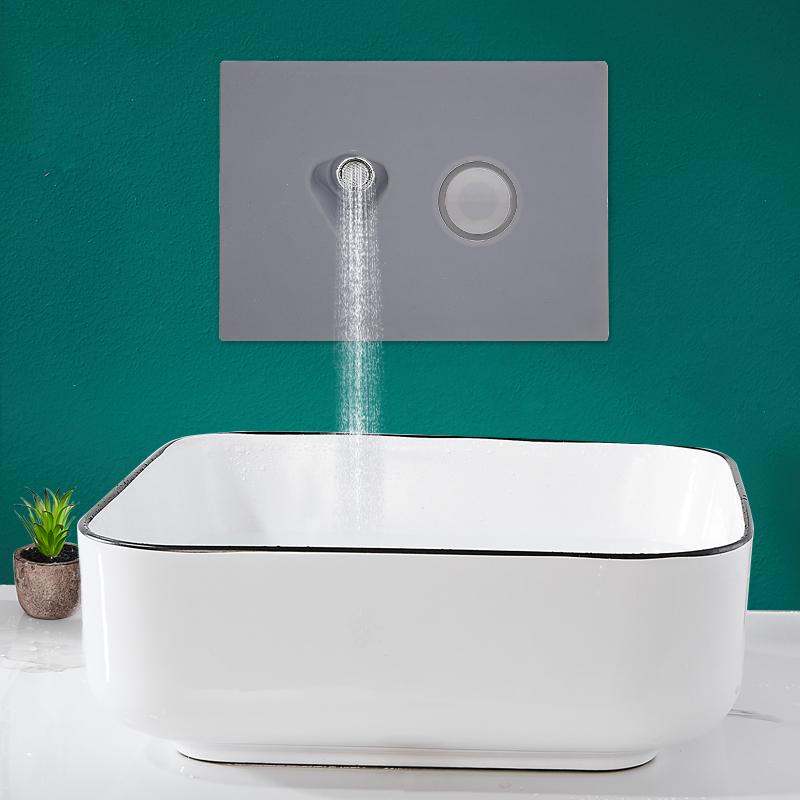 Conversation Room Anti-Collision Silicone Soft Cover Washbasin Faucet Hidden Embedded Basin Washbasin Delay Switch