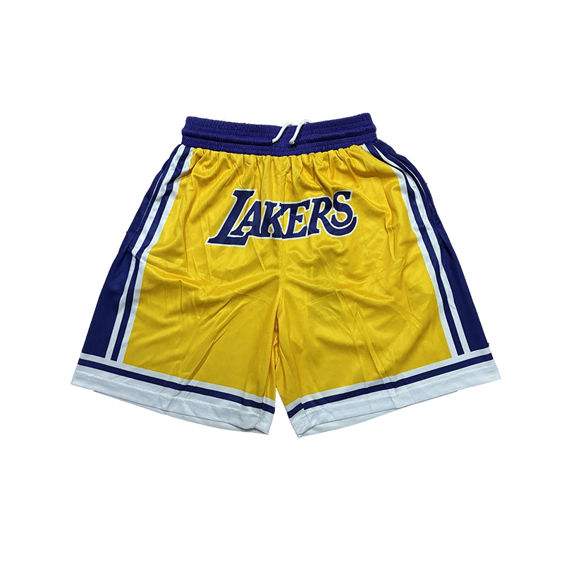 Basketball Quarter Shorts American-Style Printed Shorts Lakers Green Army Golden State Quick-Drying Breathable Sports Basketball Fitness Shorts