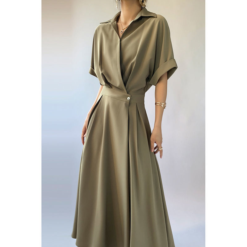 High-End Designer French-Style Niche Dress for Women, New Summer Style, Elegant and Slimming Long Dress, Unique and Sophisticated Dress