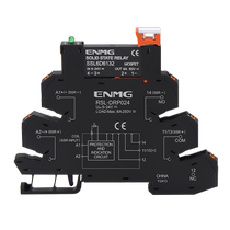 Enjue thin chip 24v small electromagnetic relay Hongfa DC HF41F-24-ZS base RSL-DRP024