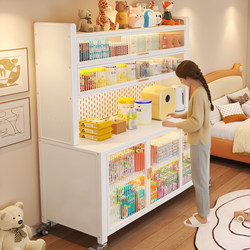 Baby Feeding Table Storage Cabinet Baby Supplies Storage Rack Floor Multi-layer Multi-functional Large Capacity Maternal and Infant Storage Cabinet
