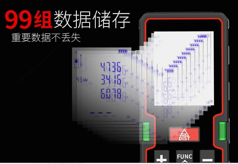 Đức nhập khẩu mạnh máy đo xa cầm tay có độ chính xác cao hồng ngoại hoàn toàn tự động thước đo điện tử đa chức năng cách sử dụng thước đo laser