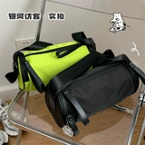 Трендовая водоотталкивающая брендовая небольшая дизайнерская сумка через плечо, нейлоновая сумка на одно плечо для отдыха, тренд сезона, в корейском стиле