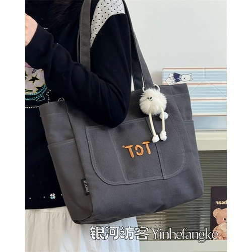 Японская брендовая вместительная и большая сумка через плечо, сумка на одно плечо для отдыха, подходит для студента