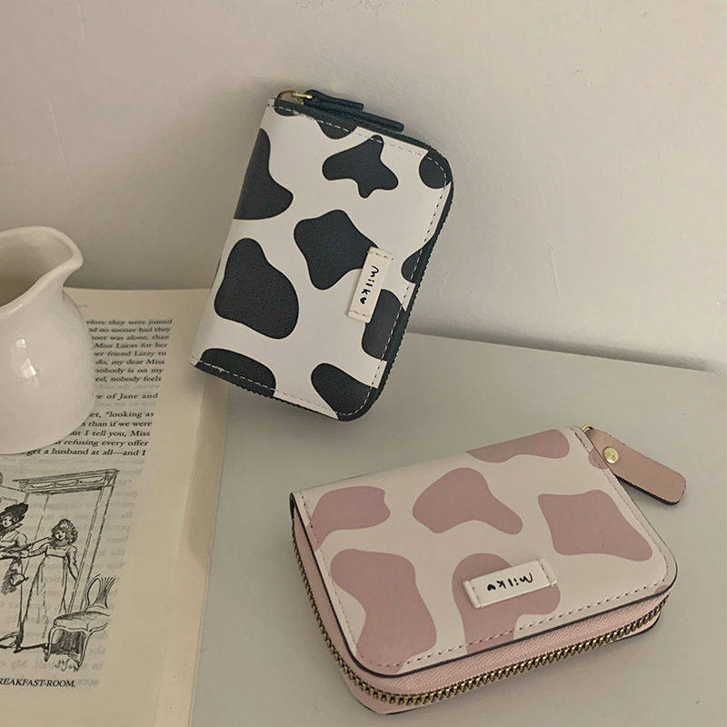 Original Teenage Girl Hearts Pink Theft Protection Brush Driver's License Protective Sheath Documents Bag Cute Personality Cartoon Multi-Position Card Bag 