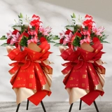 Huating оберточная бумага для цветов, открывающаяся цветочная корзина, бумага для открытия удачи, двухсторонняя двухцветная оберточная бумага для цветов, цветочный магазин, букетная бумага