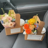 Кофейная портативная подарочная коробка, кожаная упаковка, популярно в интернете