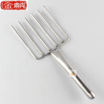 New Stainless Steel Big Five Teeth Rice Fork Kitchen Canteen Hotel Sheng Rice Tool Bean Sprout Fork Fruit