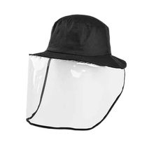Fishermans sun hat sun protection anti-droplet foldable and removable isolation face covering anti-epidemic mask spring and summer model 1102