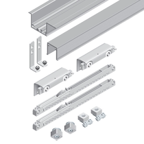 Italian cintto imported hidden sliding door sliding track book TV cabinet buffer sliding door hardware accessories