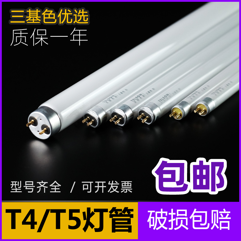 T4 light tube strip home fine light tube toilet small lamp tube daylight lamp tube old grid light T5 mirror front light tube-Taobao