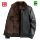Кожаная куртка Haining leather, мужская зимняя толстая теплая куртка из бархата, свободная одежда для папы среднего возраста, мужская куртка большого размера mini 0