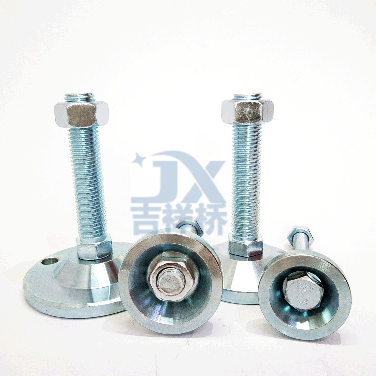 Galvanized heavy ground base foot cup hooded carbon steel regulating foot metal 405080100125