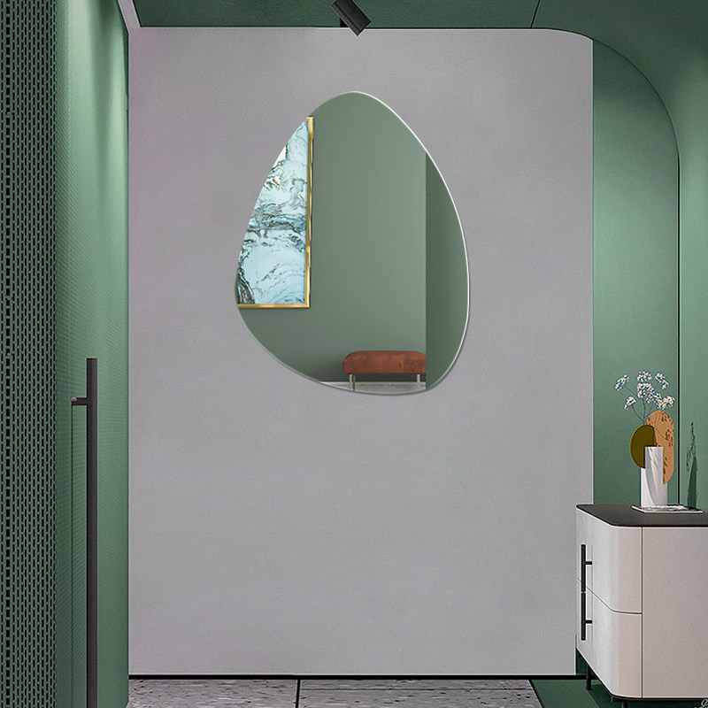 Acrylic soft mirror sticker wall self-adhesive HD bedroom bathroom dressing room special-shaped patch sticker ins mirror sticker