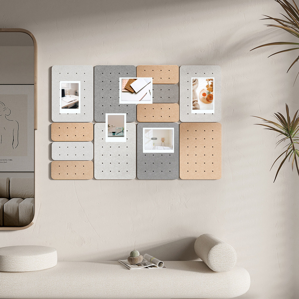 ins wall decoration Ugly Sticker Creative Photo Wall Decoration Wall Background Wall Felt Plate Solid Wall Sticker