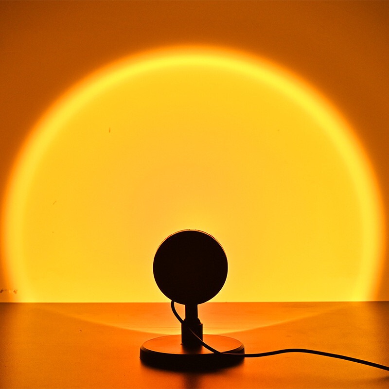 Sunset Lamp, Popular for Photos, Sunset Atmosphere Background, Bedroom Birthday Projector Lamp, Sunset Dusk Atmosphere Night Light