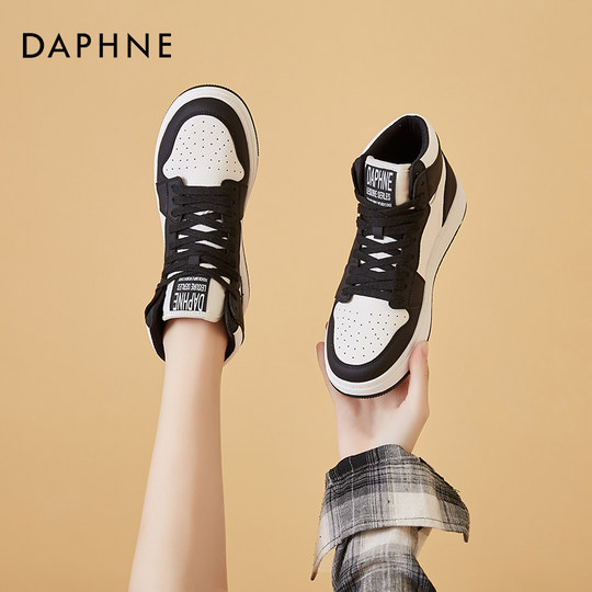 Daphné chaussures hautes femmes baskets 2022 nouveau sport d'automne noir et blanc panda chaussures décontractées aj chaussures mode féminine