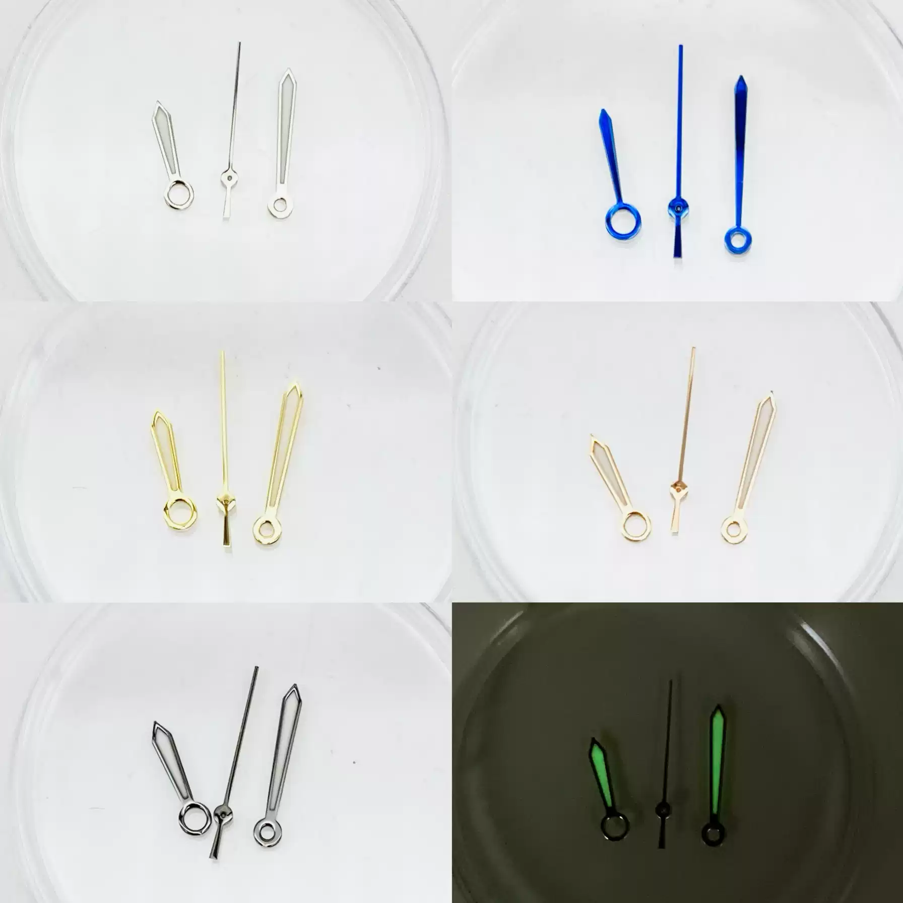 Watch Mod Parts Santos Model Hands for NH35 Movement