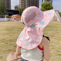 KidsSun Hat UPF 50 Wide Brim Sun Mesh Protection