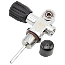 250BAR professional diving cylinder valve G3 4-valve switch K-type bottle head valve DIN YOKE dual-purpose technical diving