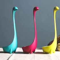 Museum × OTOTO Loch Ness Monster Spoon Home Kitchen Standing Long Handled Spoon Creative Cute Large Size