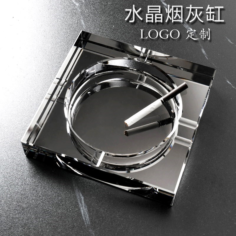 Advanced Senses Crystal Cigar Cigarette Ashtray Minimalist Creative Personality Trend Home 2021 Living room Fashion modern light extravaganza