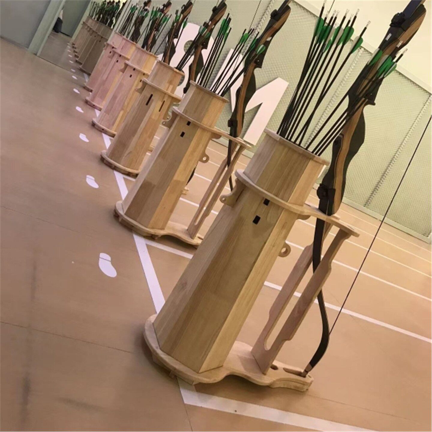 城堡型实木弓架箭桶一体落地箭筒弓架：箭馆必备神器，创意箭壶新宠！-弓-淘宝好物网