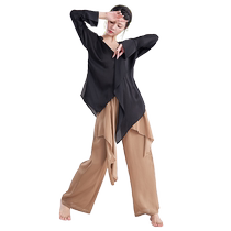 Dancers Summer Modern Dance Shirt Womens Loose Temperament Slim Dance Student Daily Training Classical Dance Practice Clothes