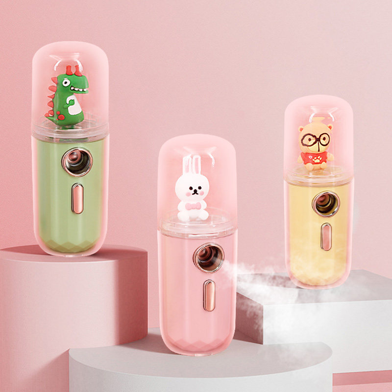 Moisturizer Nano Sprayer Mini Facial Humidifiers Small Portable Rechargeable Hand Sauna Face Instrumental Cosmetic Instrument