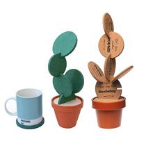 Cactus Creative Palm Coaster Insulation Mat Table Decoration Waterproof Bowl Mat Simple Tea Holder Storage Box DIY Gift