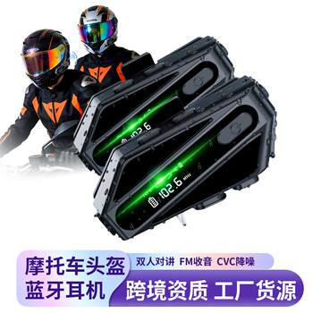 Tk meikeduo e-commerce new bluetooth helmet headset led light lighting intercom helmet headset