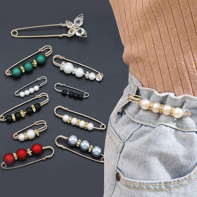 【收腰别针】珍珠胸针裤腰改小神器