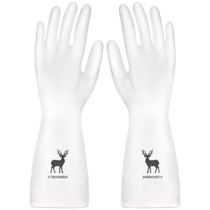 Dishwashing gloves for women kitchen dishwashing thickened durable housekeeping laundry rubber waterproof Huanghe 1117