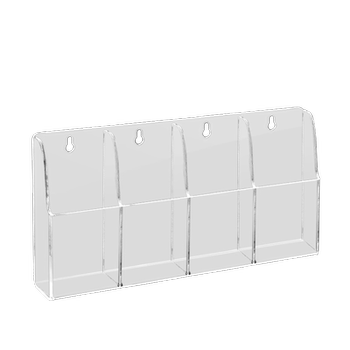 Wall-mounted mobile phone remote control storage box wall-mounted storage rack