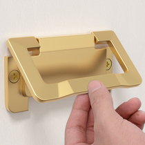 Drawer invisible concealed pull hand buckle cabinet gold light lavish cabinet tatami hidden inside embedded folding handle