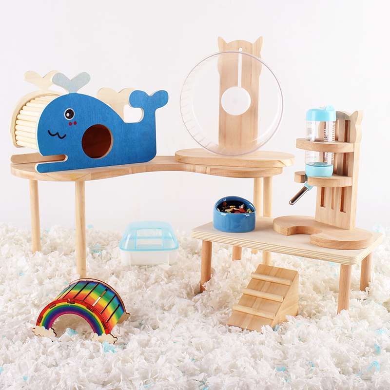 Whale escape house hamster honey bag glider log house four seasons universal golden bear bedroom anti-bite hedgehog dwarf