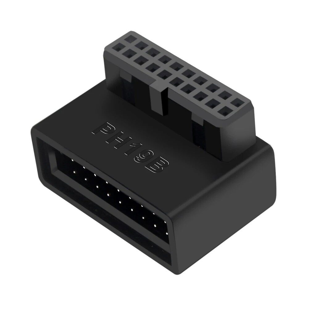 поликарбонат usb 3.0 19p 20p 90 degree computer motherboard header adapte