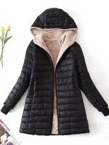 Womens Jacket Winter New Mid Length Korean Edition Hooded F