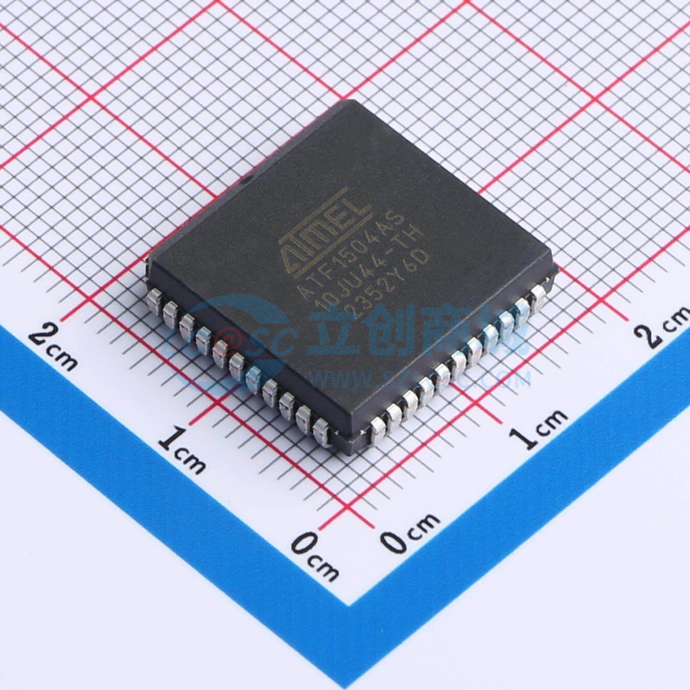 可编程逻辑器件(CPLD/FPGA) ATF1504AS-10JU44 PLCC-44(16.6x16.6