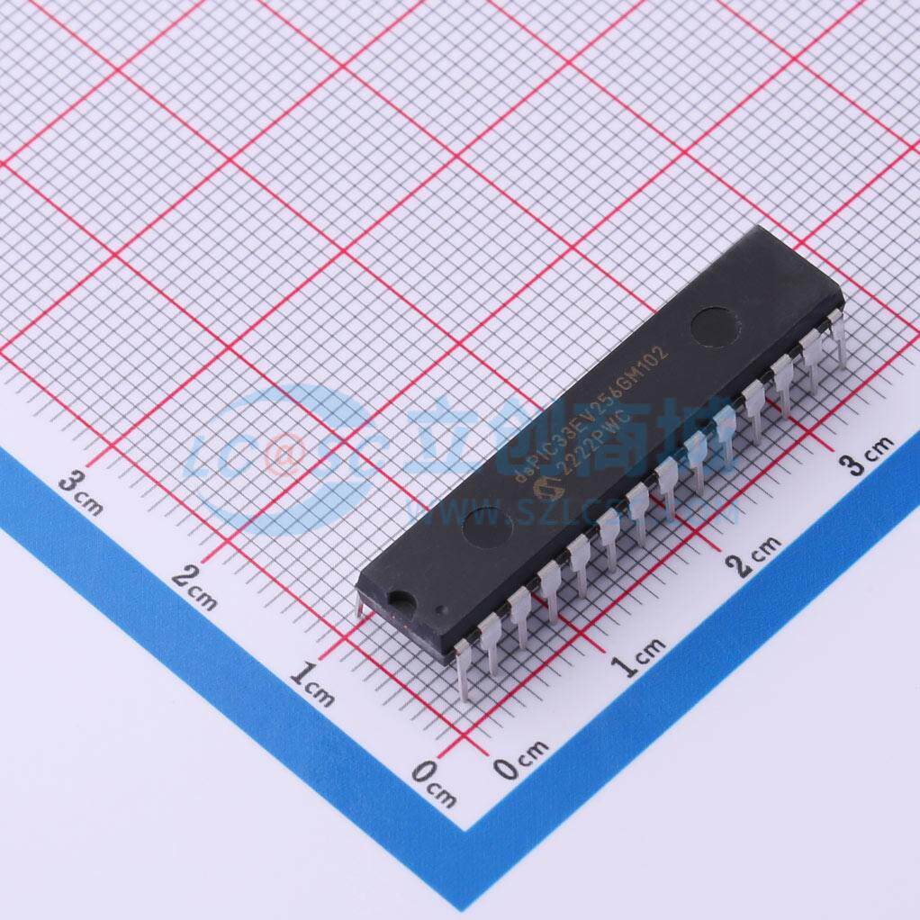 数字信号处理器(DSP/DSC) dsPIC33EV256GM102-I/SP SPDIP-28-300m