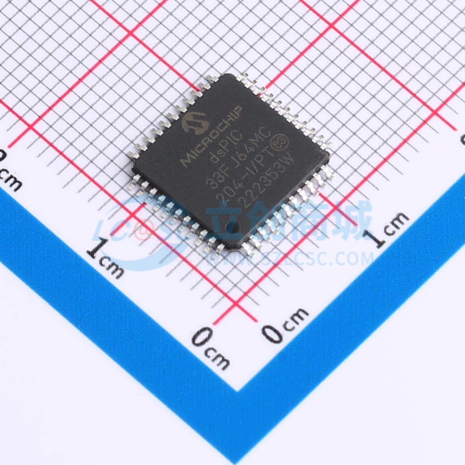 数字信号处理器(DSP/DSC) dsPIC33FJ64MC204-I/PT TQFP-44(10x10)