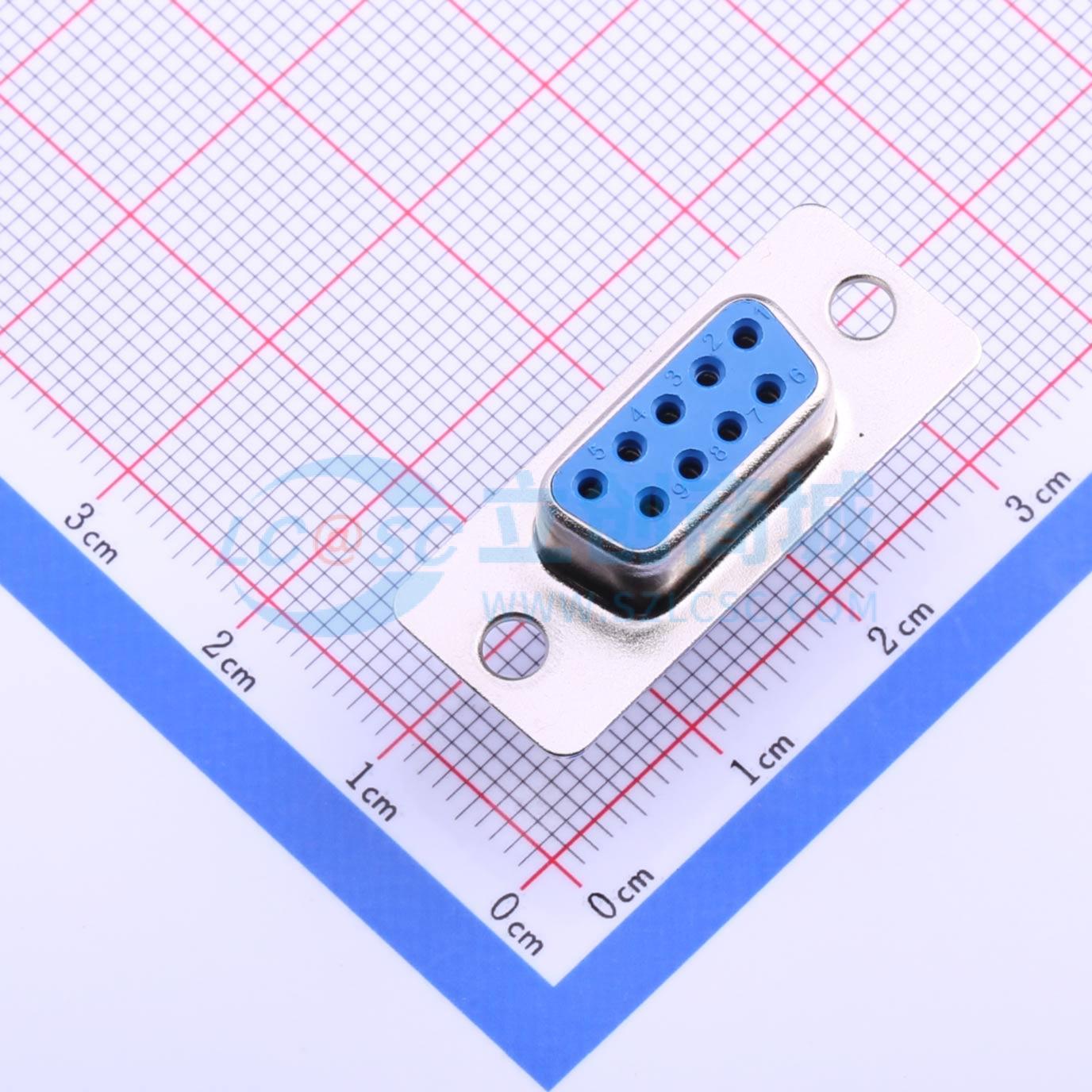 D-Sub/VGA连接器 D-DMS009PF-A000 插件 母 9P 电子元器件配单
