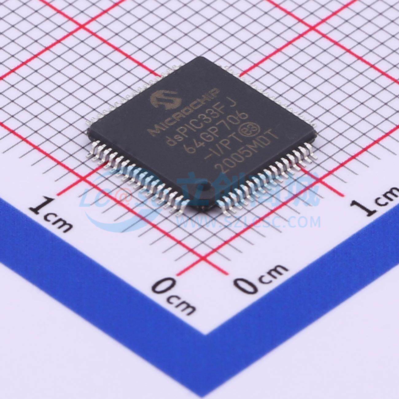 数字信号处理器(DSP/DSC) DSPIC33FJ64GP706-I/PT TQFP-64(10x10)