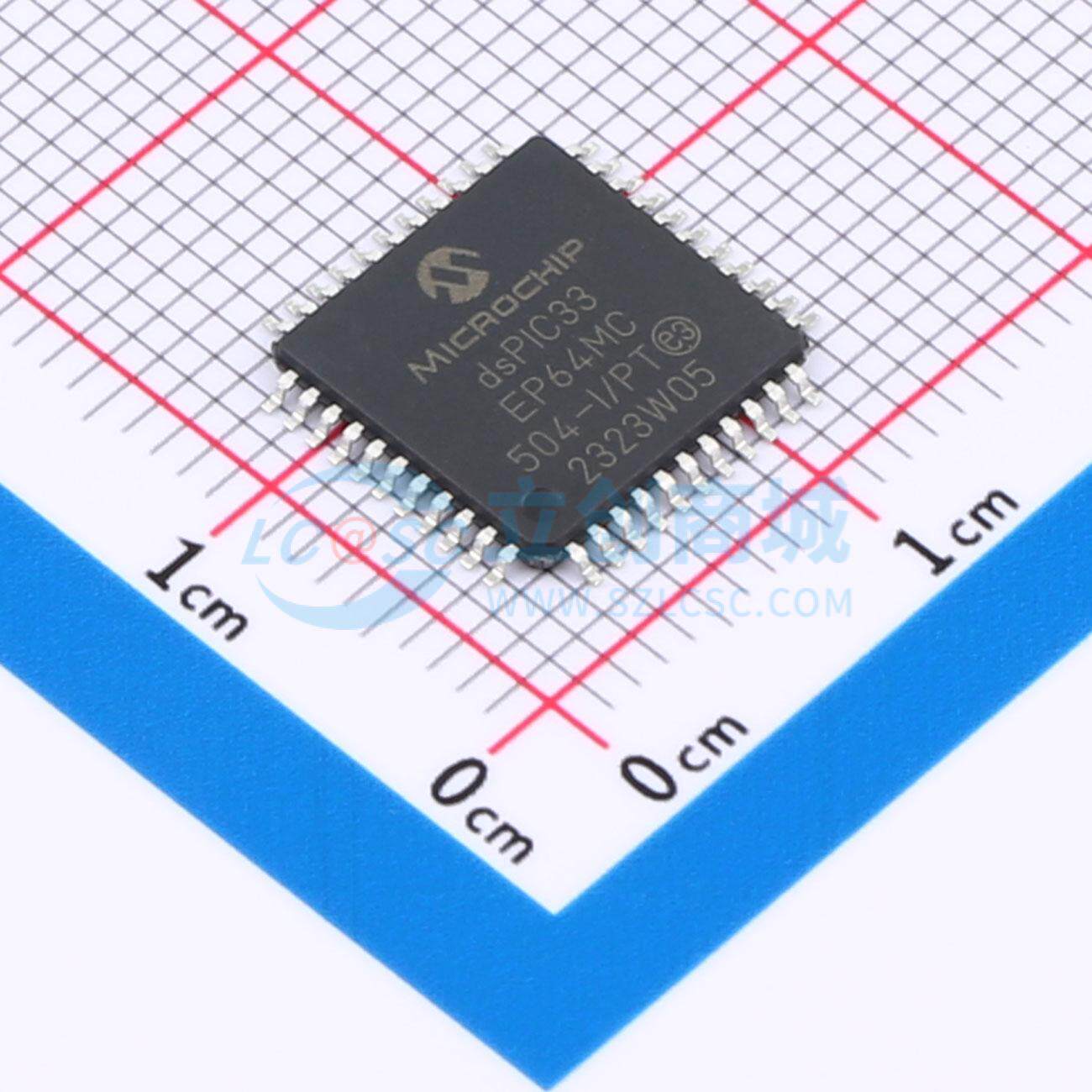 数字信号处理器(DSP/DSC) dsPIC33EP64MC504-I/PT TQFP-44(10x10)